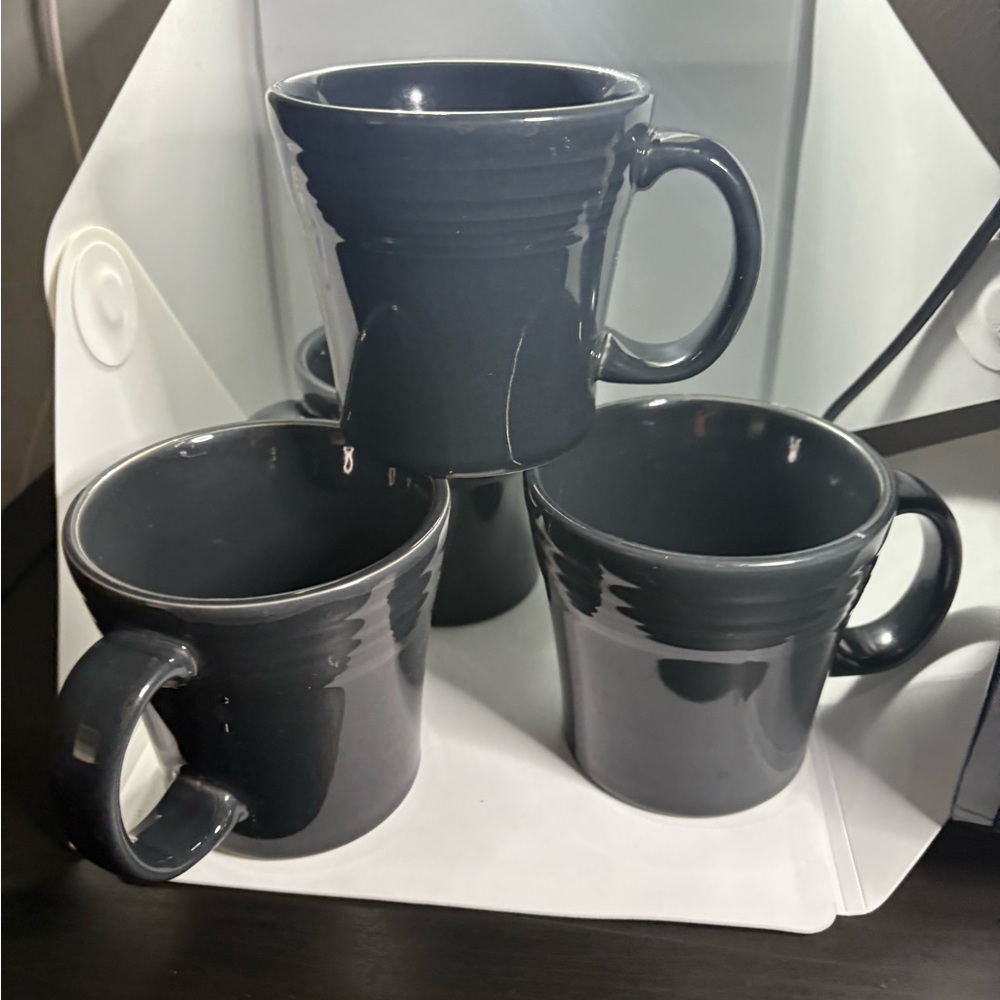 Fiestaware Slate 15 oz. Java Coffee Mug set of 4